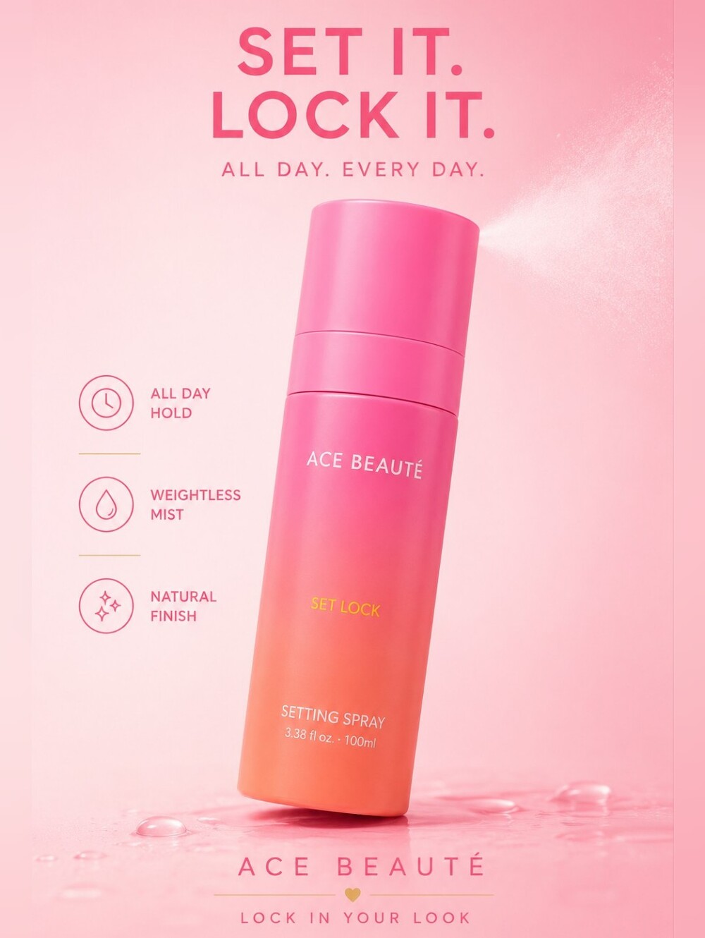 Ace Beaute Set Lock Setting Spray